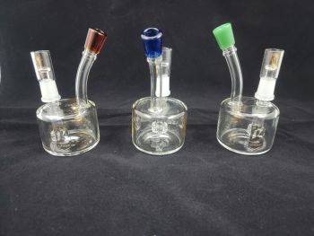 Bent Stem Mini Water Pipe 6 Inch